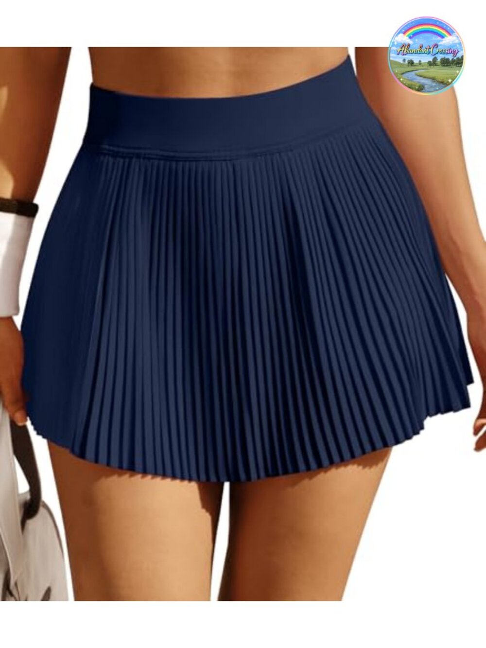 Pleated Tennis Skirt High Waisted Athletic Skort with Pockets Tummy Control Golf